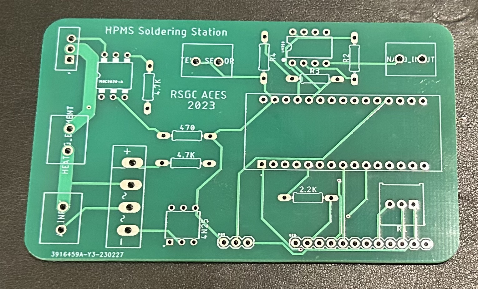 Soldering station PCB